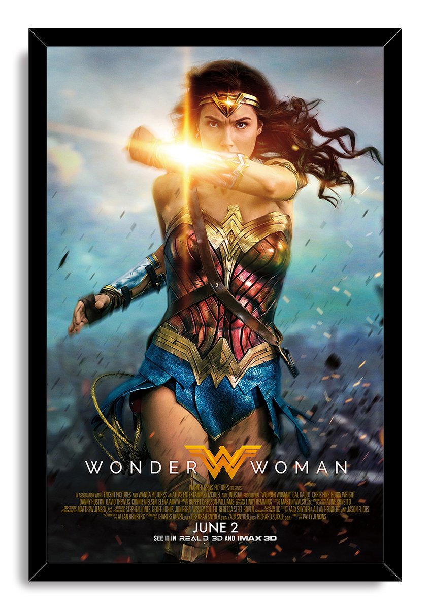 Wonder Woman Decorative Painting (paper and canvas) art poster printing print