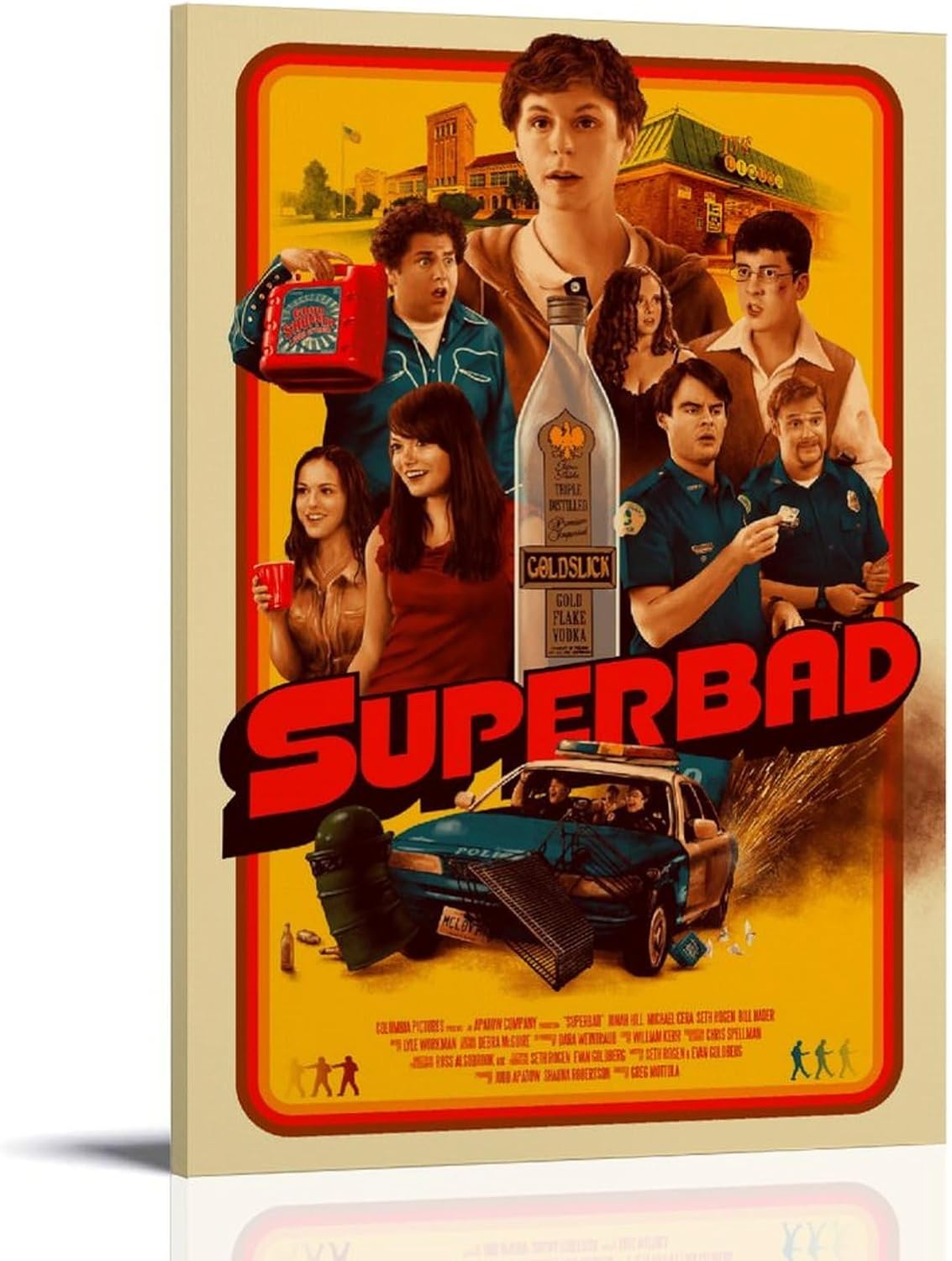 Superbad Movie Poster (Paper and Canvas) Art Poster Printing Print