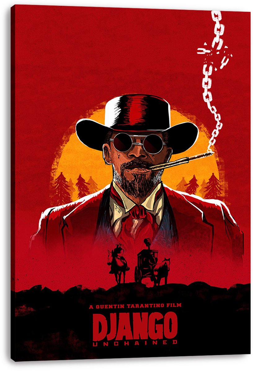 Django Decorative Painting (paper and canvas) art poster printing print