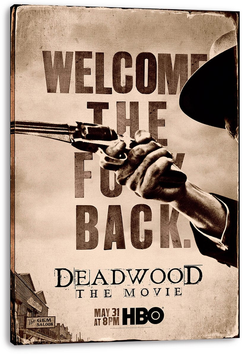 Deadwood The Movie Western Art Decorative Painting (paper and canvas) art poster printing print
