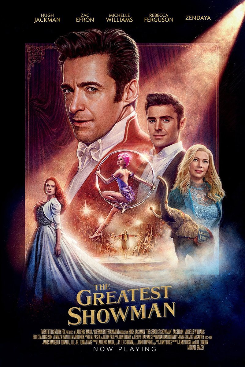 The Greatest Showman Movie Poster Decorative Painting (paper and canvas) art poster printing print
