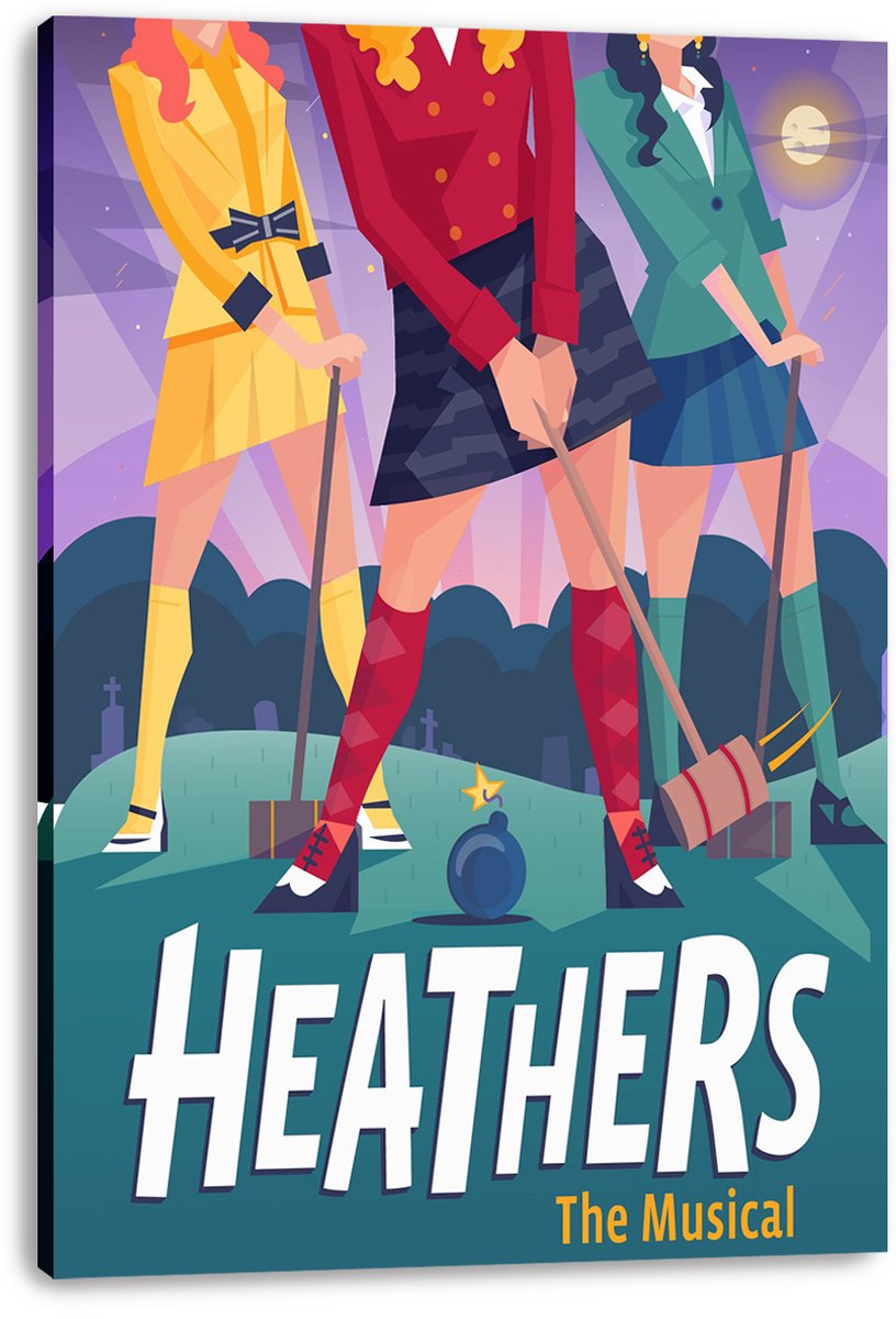 Heathers The Musical Decorative Painting (paper and canvas) art poster printing print