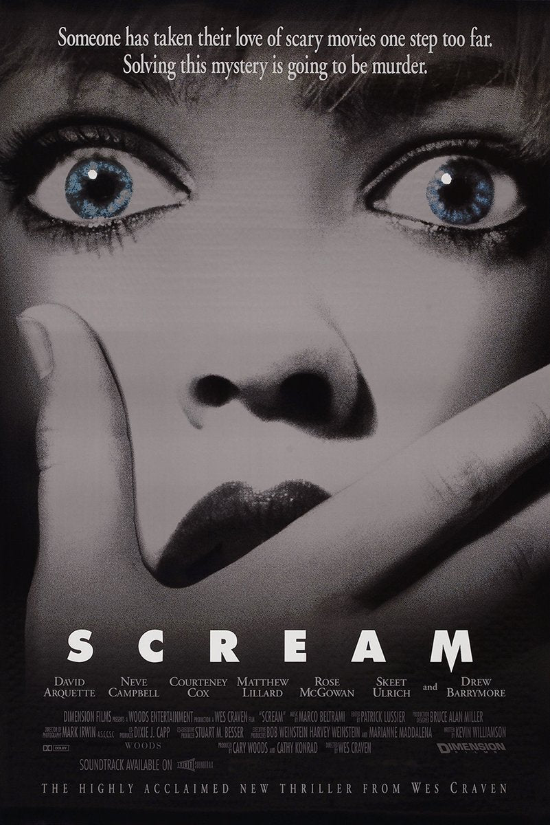 Scream Horror Movie Poster Decorative Painting (paper and canvas) art poster printing print
