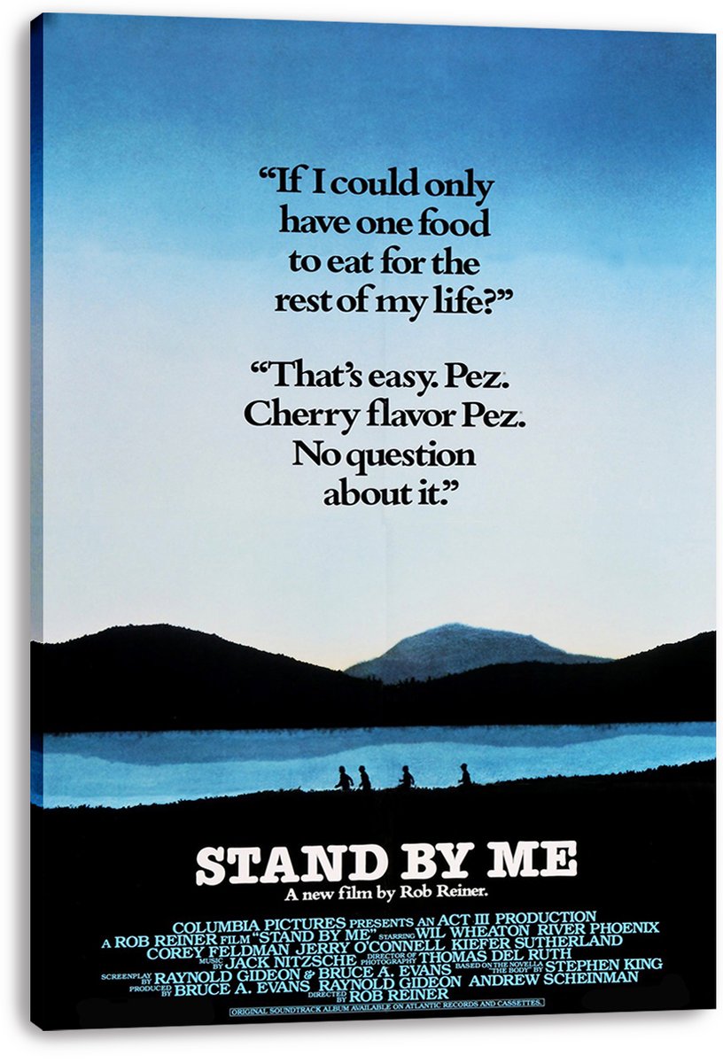 Stand By Me Movie Poster Decorative Painting (paper and canvas) art poster printing print