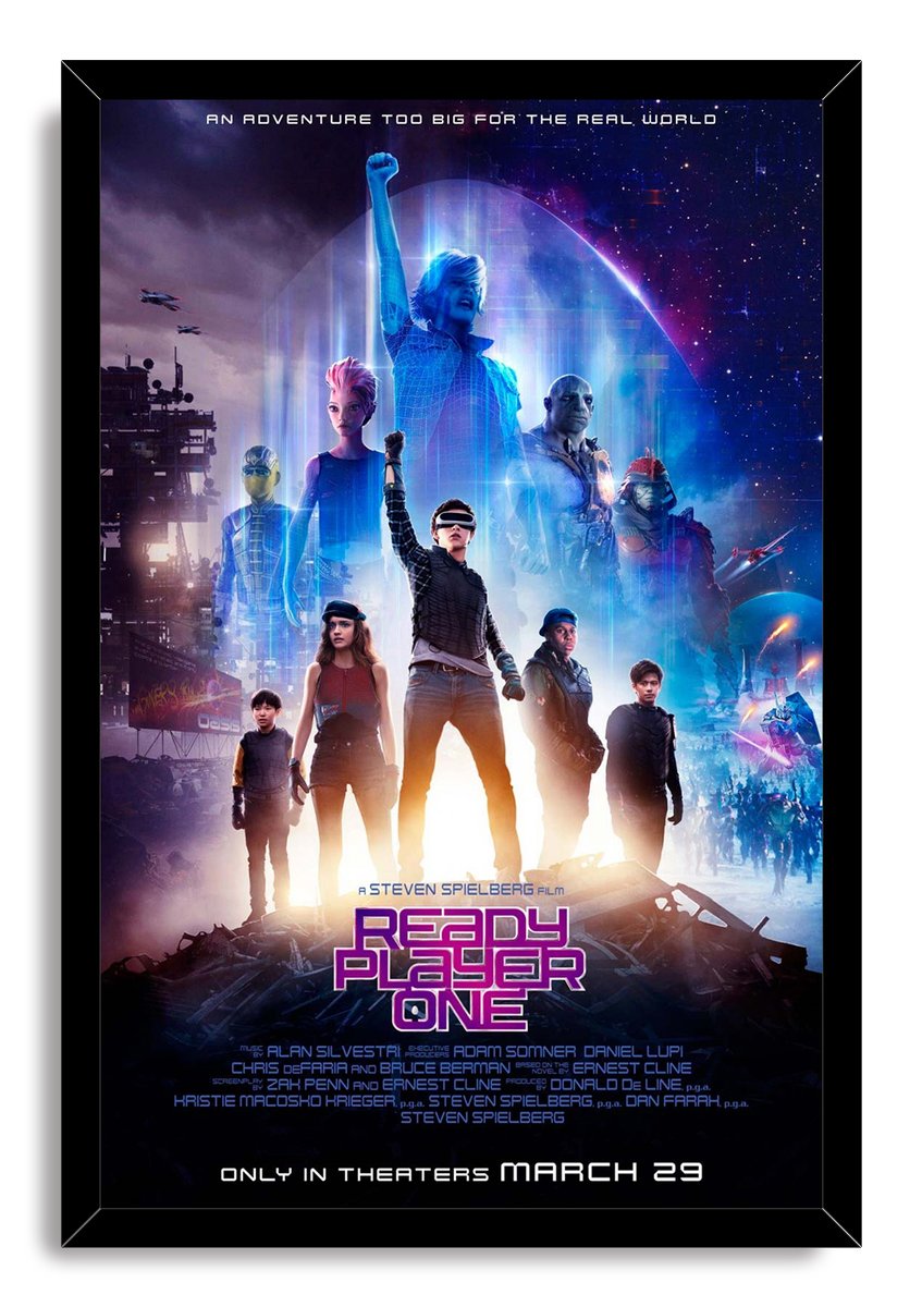 Ready Player One Movie Decorative Painting (paper and canvas) art poster printing print