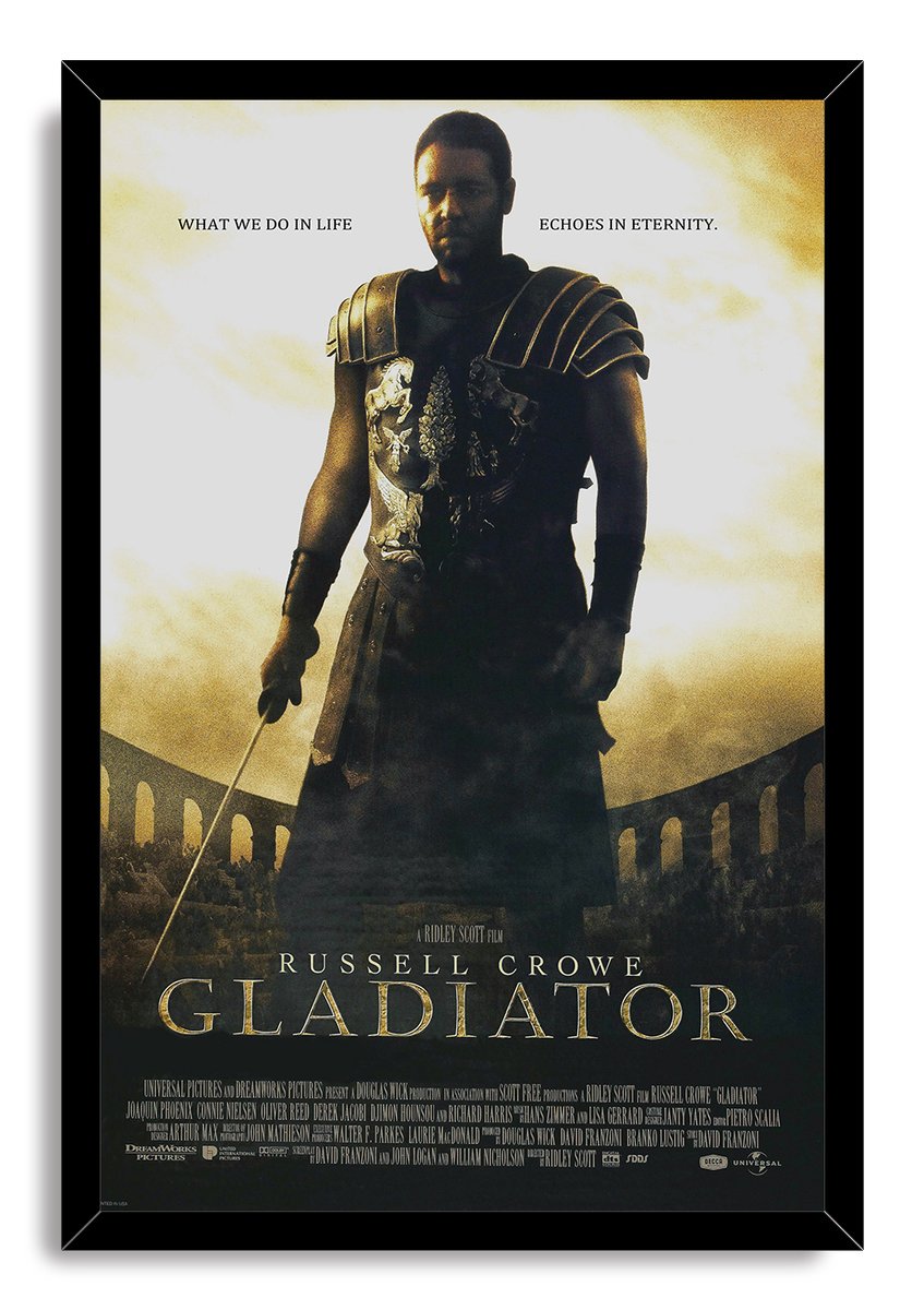 Gladiator Movie Russell Crowe Decorative Painting (paper and canvas) art poster printing print