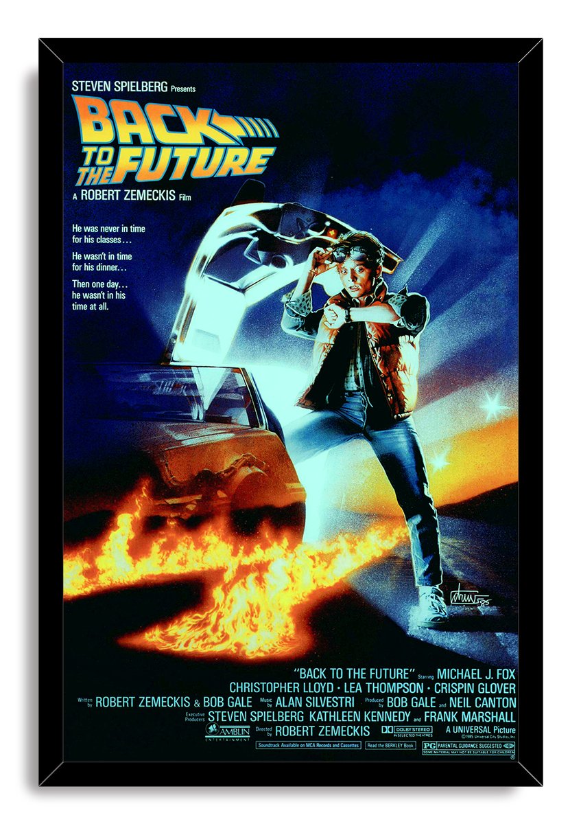 Back to the Future Movie Poster Decorative Painting (paper and canvas) art poster printing print
