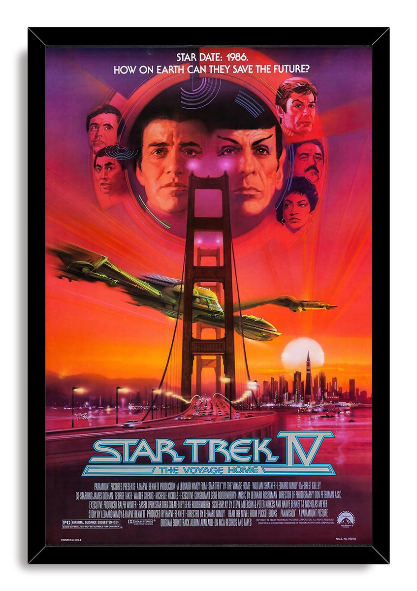 Star Trek IV: The Voyage Home Decorative Painting (paper and canvas) art poster printing print