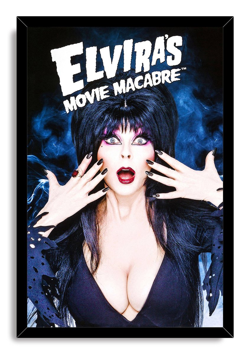 Elvira's Movie Macabre Decorative Painting (paper and canvas) art poster printing print