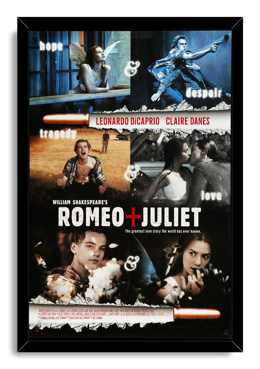 William Shakespeare's Romeo + Juliet Decorative Painting (paper and canvas) art poster printing print