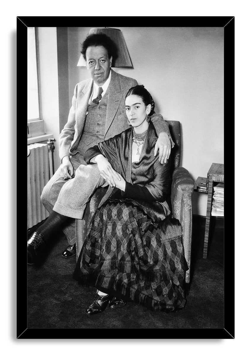 Frida Kahlo and Diego Rivera Decorative Painting (paper and canvas) art poster printing print