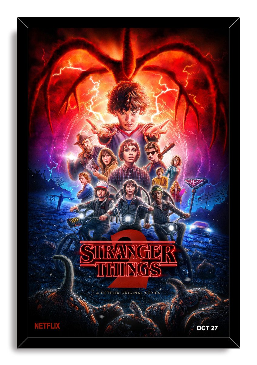 Stranger Things Season 2 Mind Flayer Decorative Painting (paper and canvas) art poster printing print