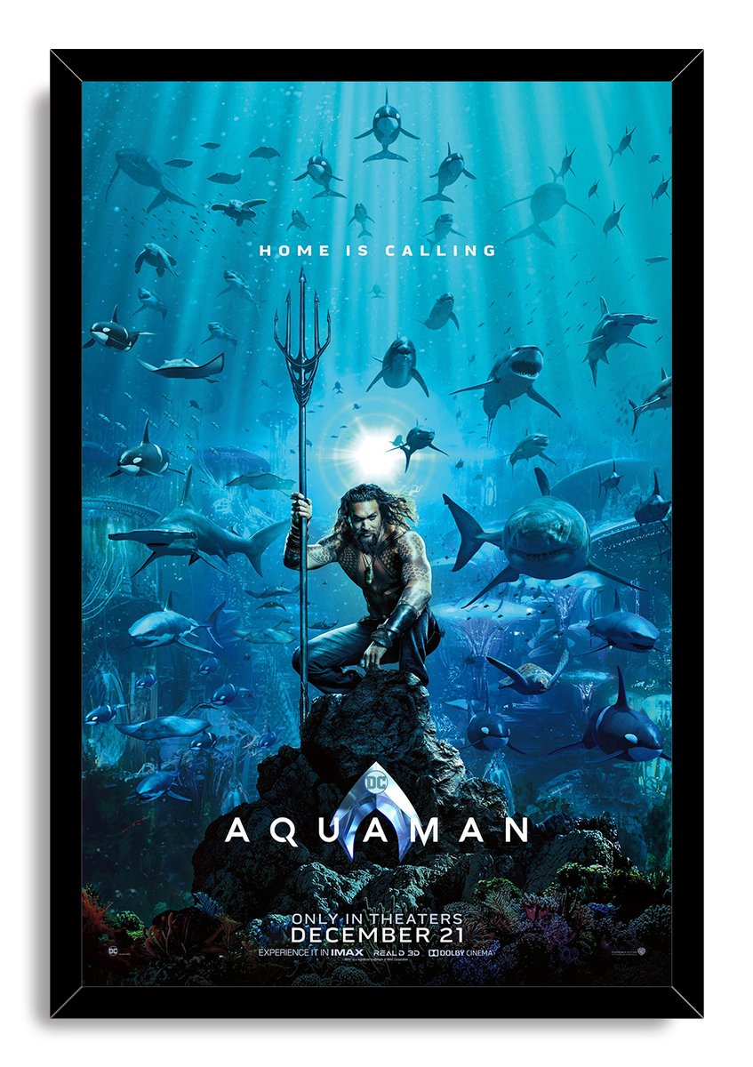 Aquaman Movie Poster Decorative Painting (paper and canvas) art poster printing print