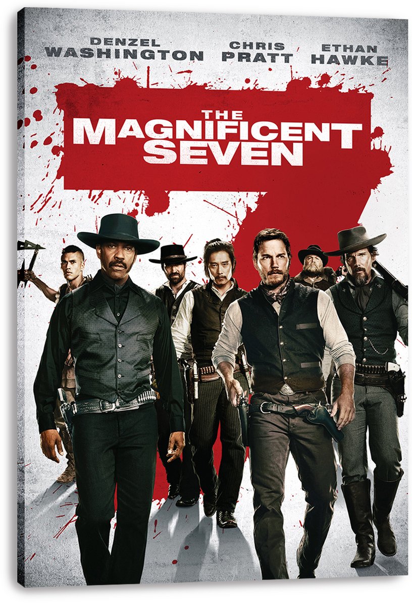 The Magnificent Seven Movie Poster Decorative Painting (paper and canvas) art poster printing print