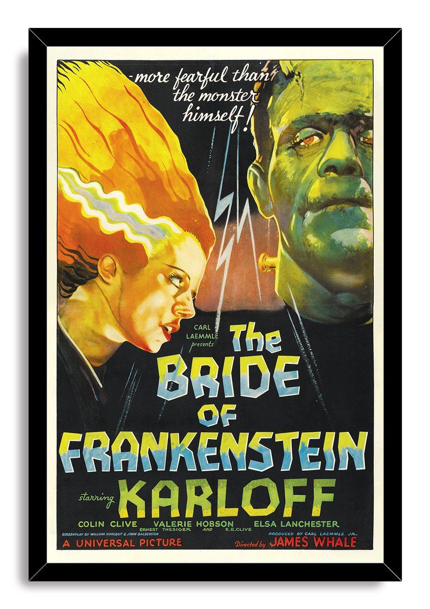 The Bride of Frankenstein Movie Poster Decorative Painting (paper and canvas) art poster printing print