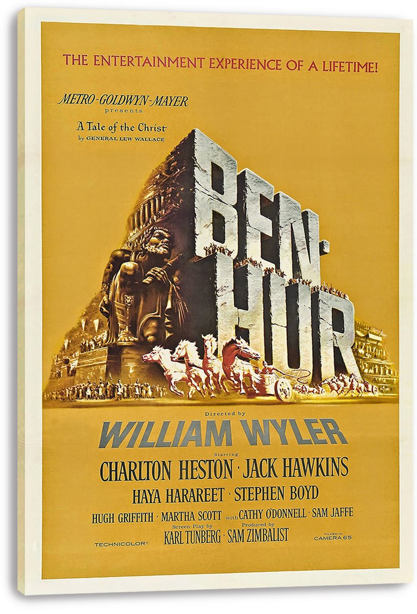 Ben-Hur Movie Poster Decorative Painting (paper and canvas) art poster printing print