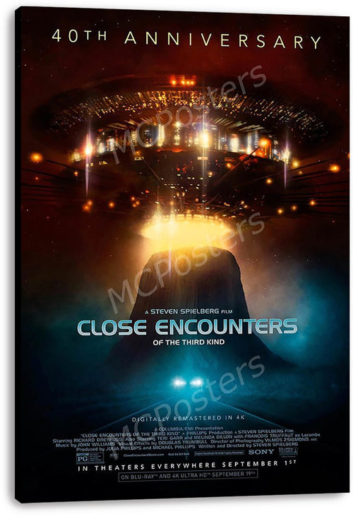 Close Encounters of the Third Kind Movie Decorative Painting (paper and canvas) art poster printing print