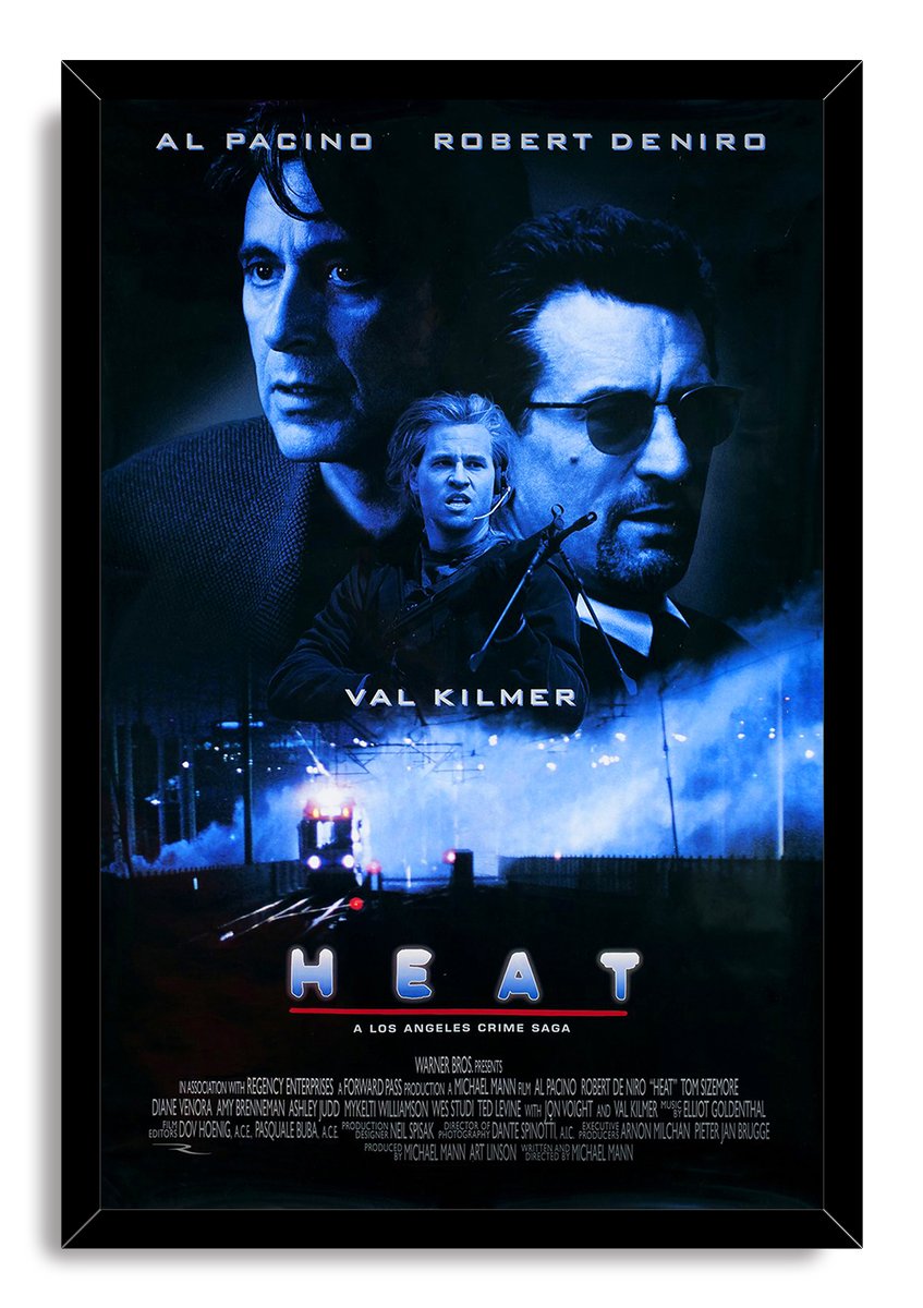 Heat Movie Al Pacino Robert De Niro Val Kilmer Decorative Painting (paper and canvas) art poster printing print