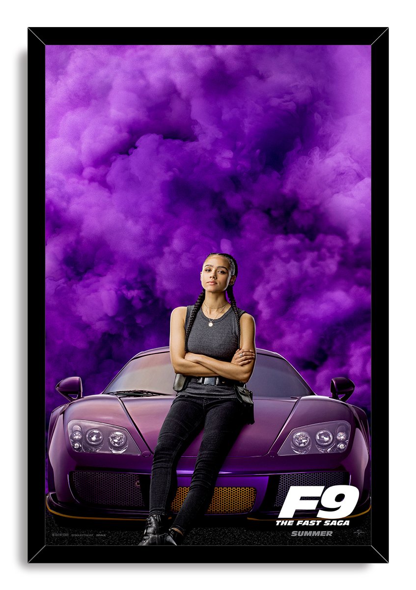 Ramsey F9 Fast & Furious Movie Decorative Painting (paper and canvas) art poster printing print