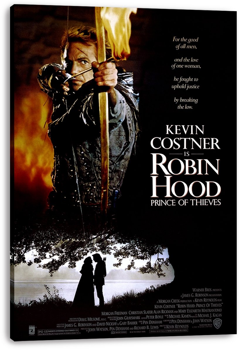 Robin Hood Prince of Thieves Movie Poster Decorative Painting (paper and canvas) art poster printing print