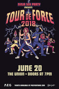 Ninja Sex Party Tour de Force 2018 Concert Decorative Painting (paper and canvas) art poster printing print