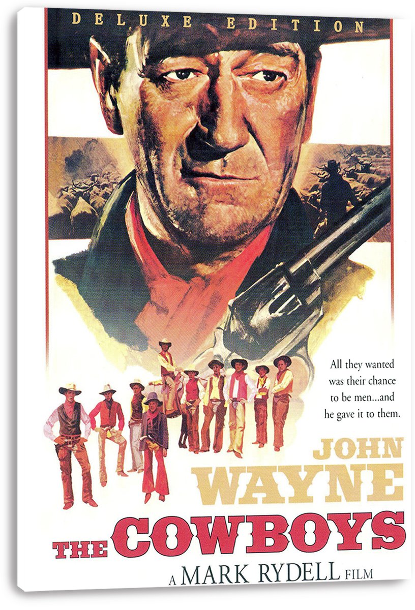 John Wayne The Cowboys Movie Decorative Painting (paper and canvas) art poster printing print