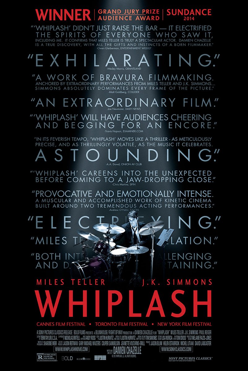 Whiplash Movie Decorative Painting (paper and canvas) art poster printing print