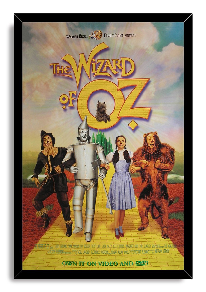 The Wizard of Oz Movie Poster Decorative Painting (paper and canvas) art poster printing print