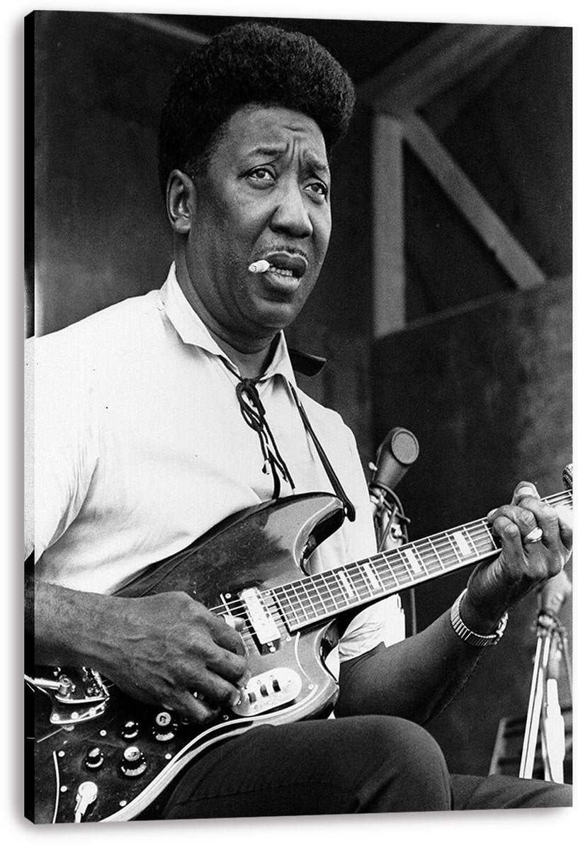 Muddy Waters Blues Legend Decorative Painting (paper and canvas) art poster printing print