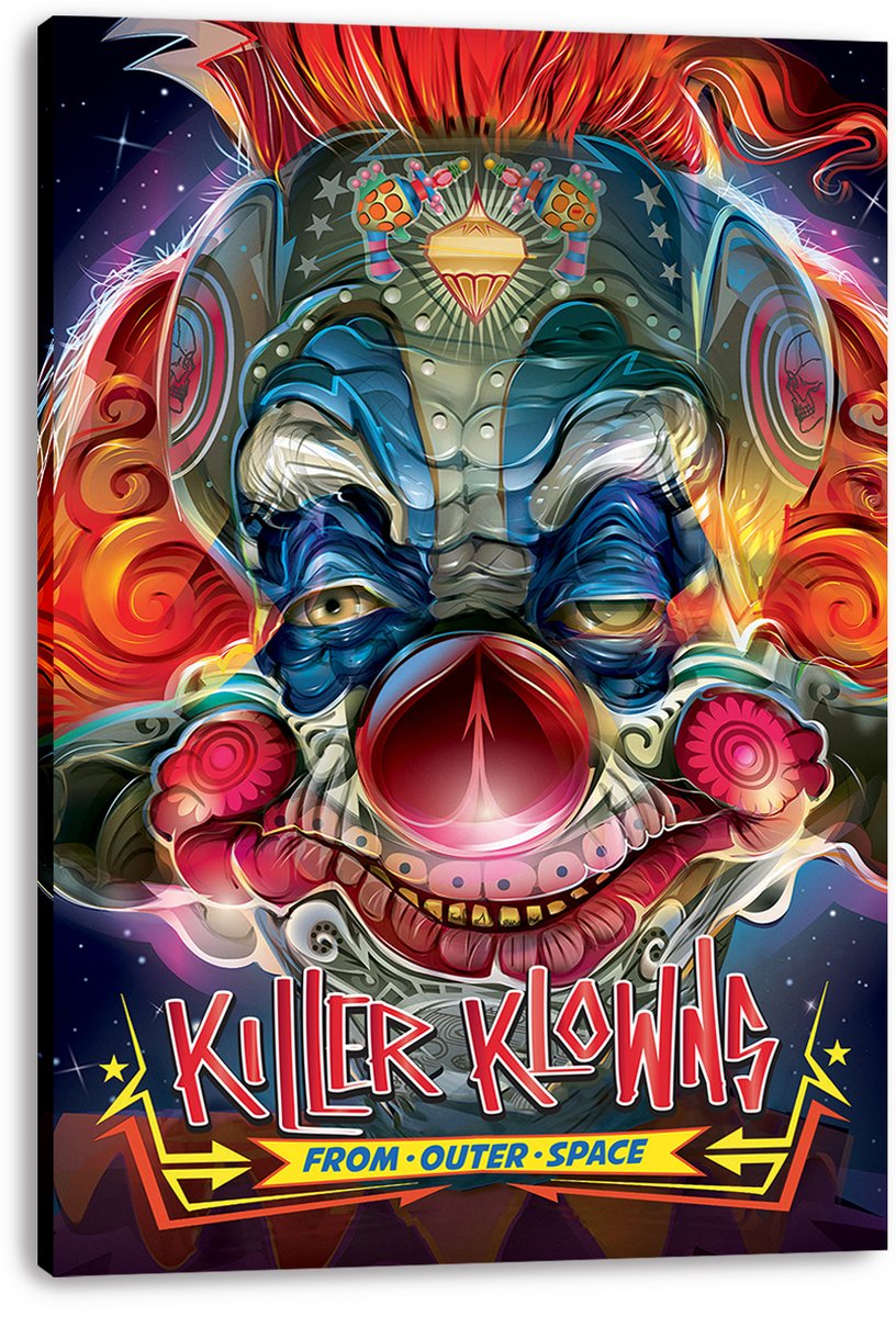 Killer Klowns From Outer Space Decorative Painting (paper and canvas) art poster printing print