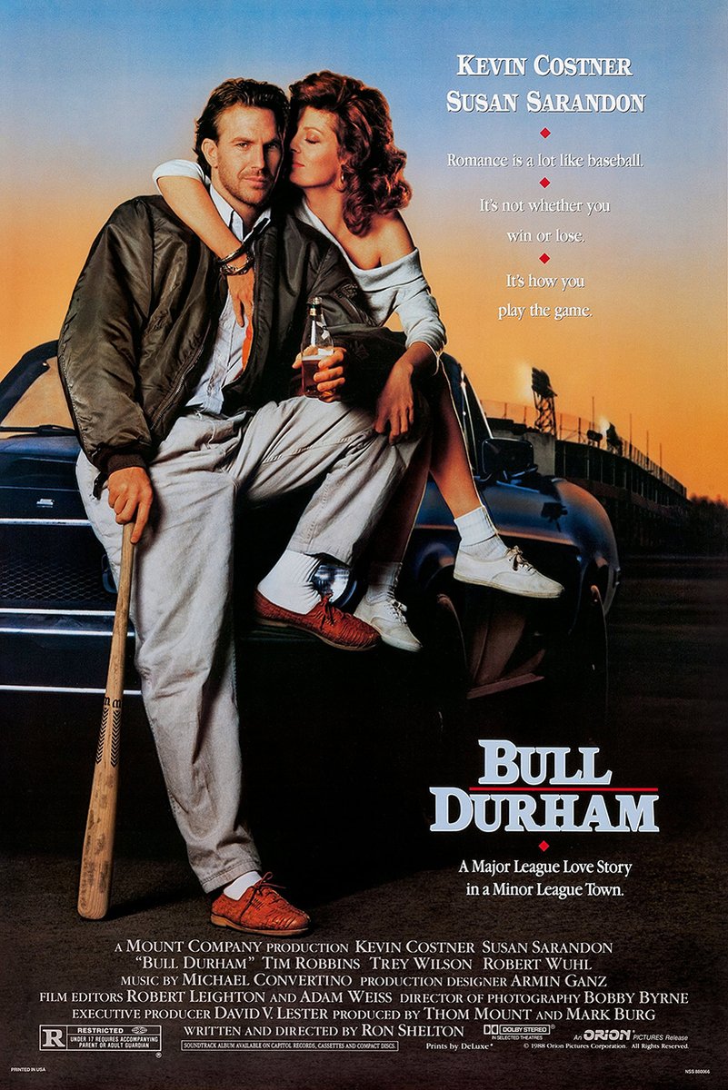 Bull Durham Movie Poster Decorative Painting (paper and canvas) art poster printing print