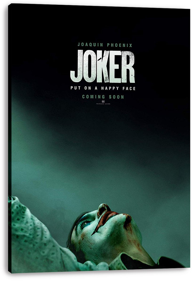 Joker (Joaquin Phoenix) Decorative Painting (paper and canvas) art poster printing print