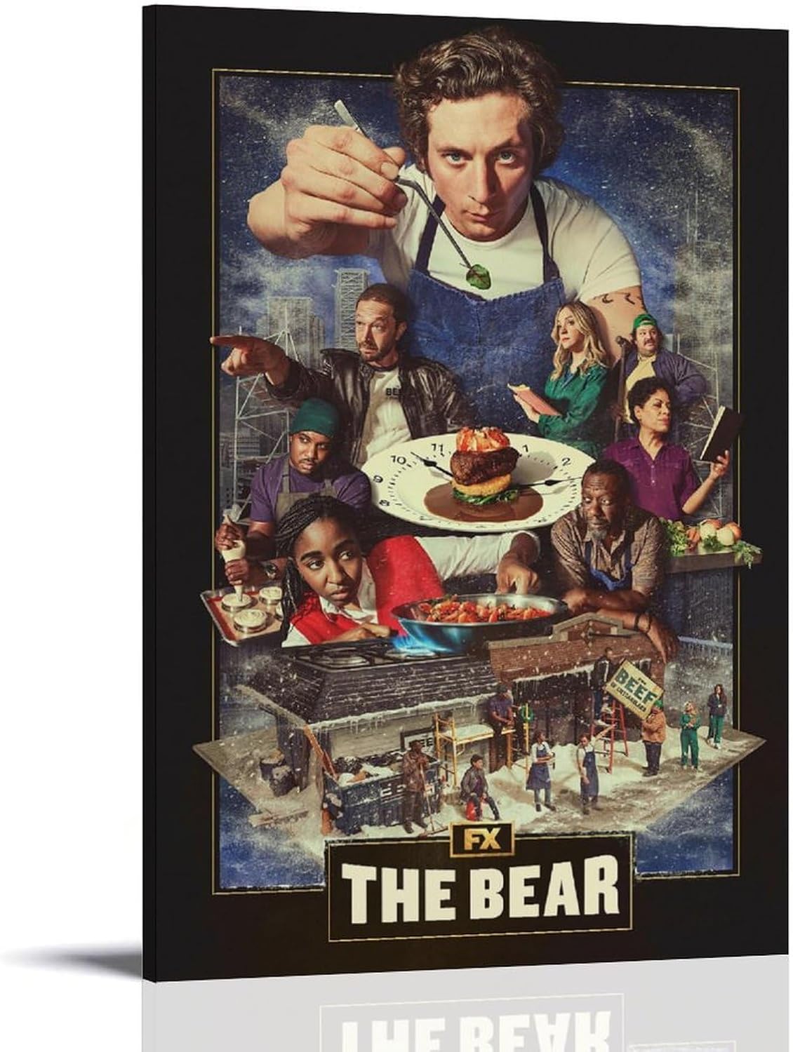 The Bear Poster Vintage Poster (Paper and Canvas) Art Poster Printing Print