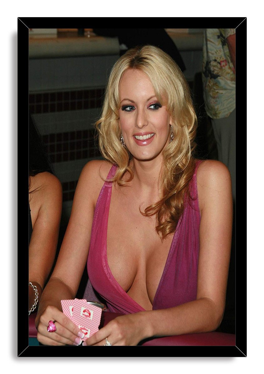 Stormy Daniels Playing Poker Decorative Painting (paper and canvas) art poster printing print