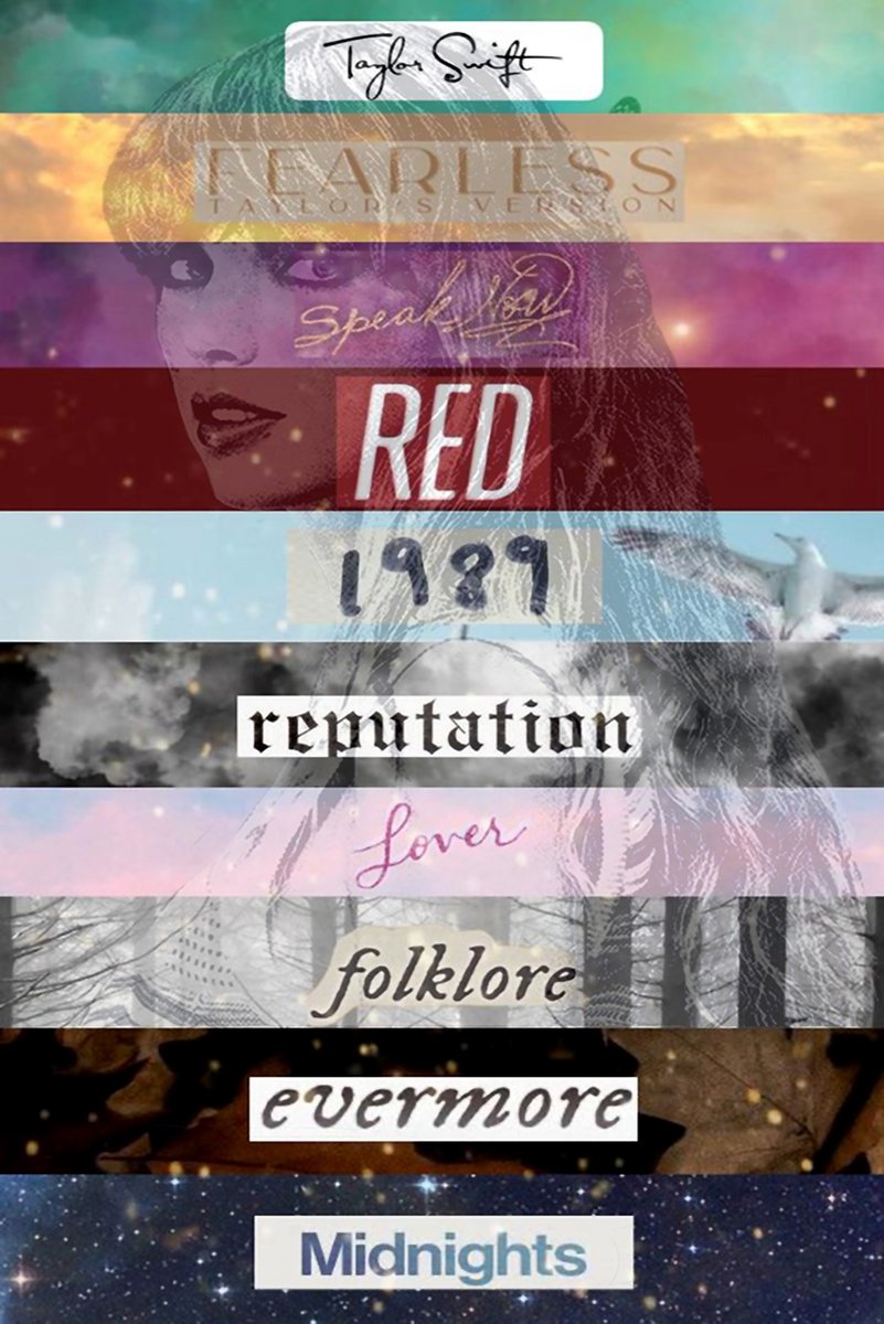 Taylor Swift Album Eras Decorative Painting (paper and canvas) art poster printing print