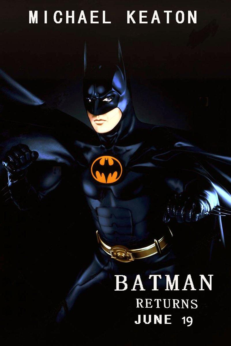 Batman Michael Keaton Decorative Painting (paper and canvas) art poster printing print