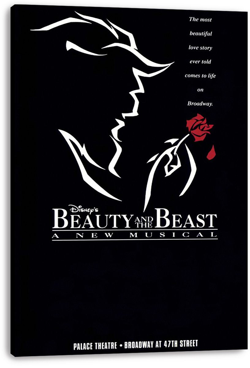 Disney's Beauty and the Beast Musical Decorative Painting (paper and canvas) art poster printing print