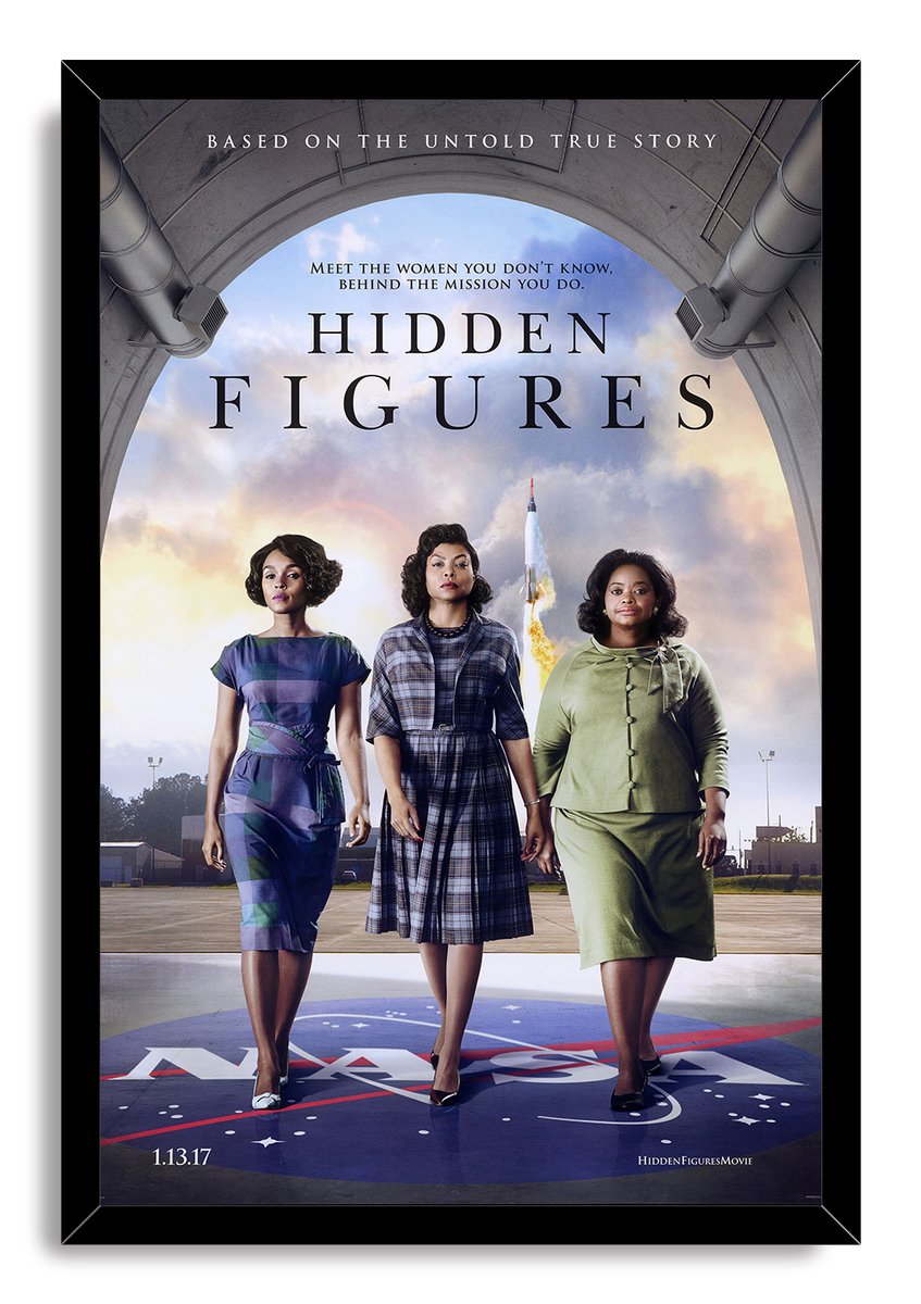 Hidden Figures Movie Poster Decorative Painting (paper and canvas) art poster printing print