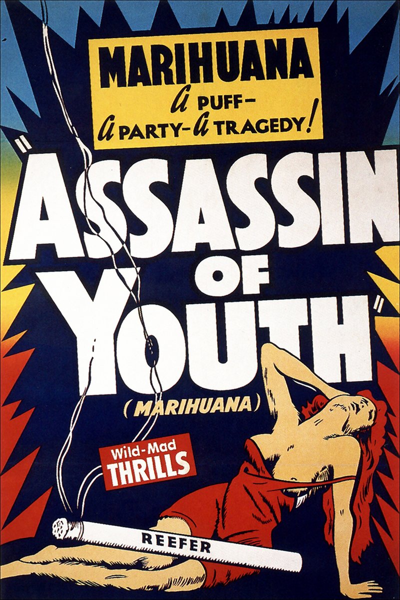 Marihuana Assassin of Youth Vintage Movie Poster Decorative Painting (paper and canvas) art poster printing print