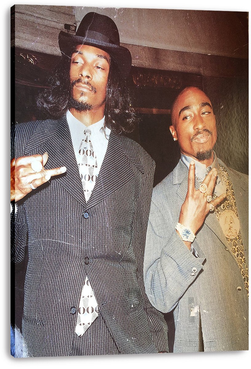 Snoop Dogg and Tupac Shakur Decorative Painting (paper and canvas) art poster printing print