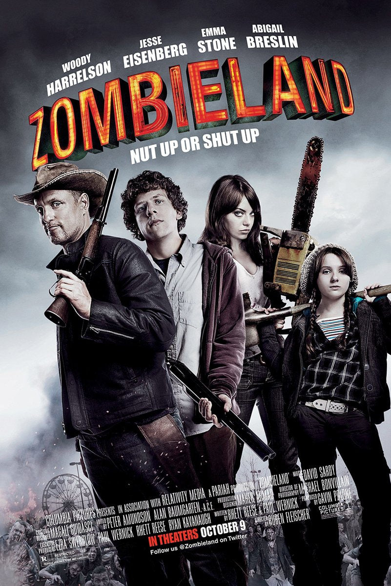 Zombieland Movie Poster Decorative Painting (paper and canvas) art poster printing print