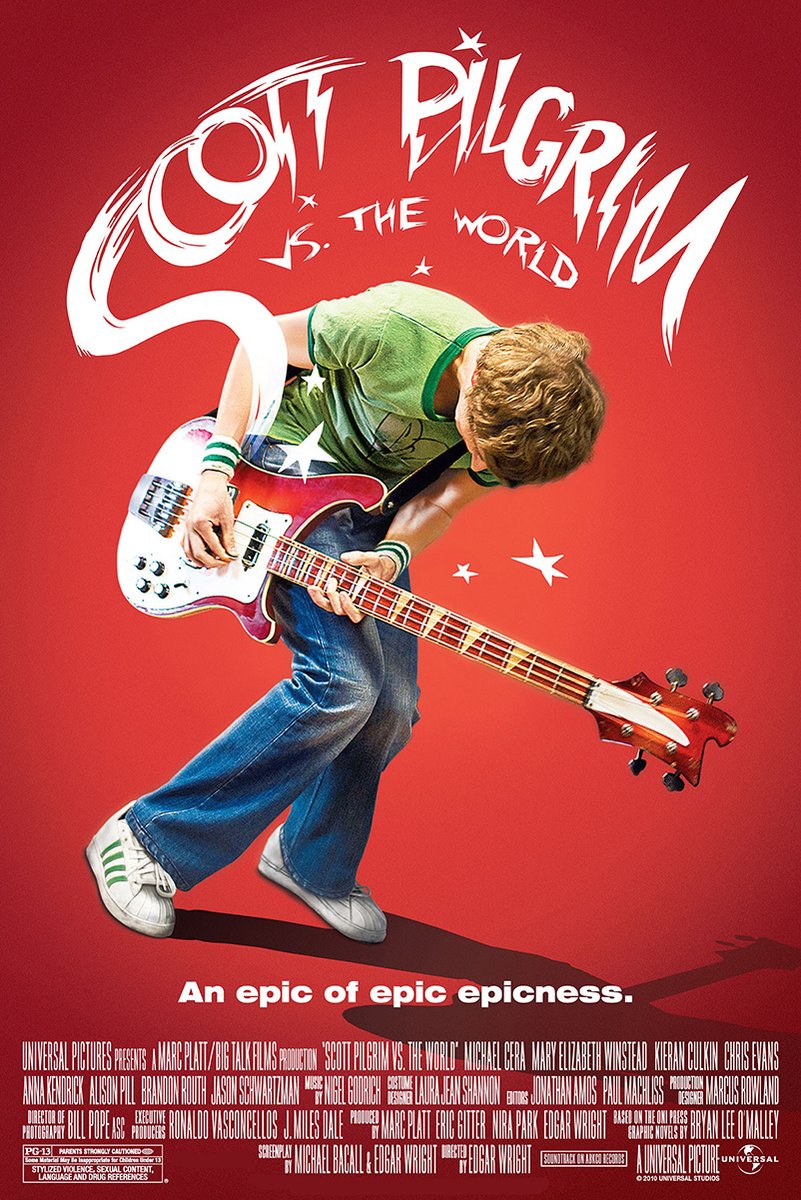 Scott Pilgrim vs. The World Movie Poster Decorative Painting (paper and canvas) art poster printing print