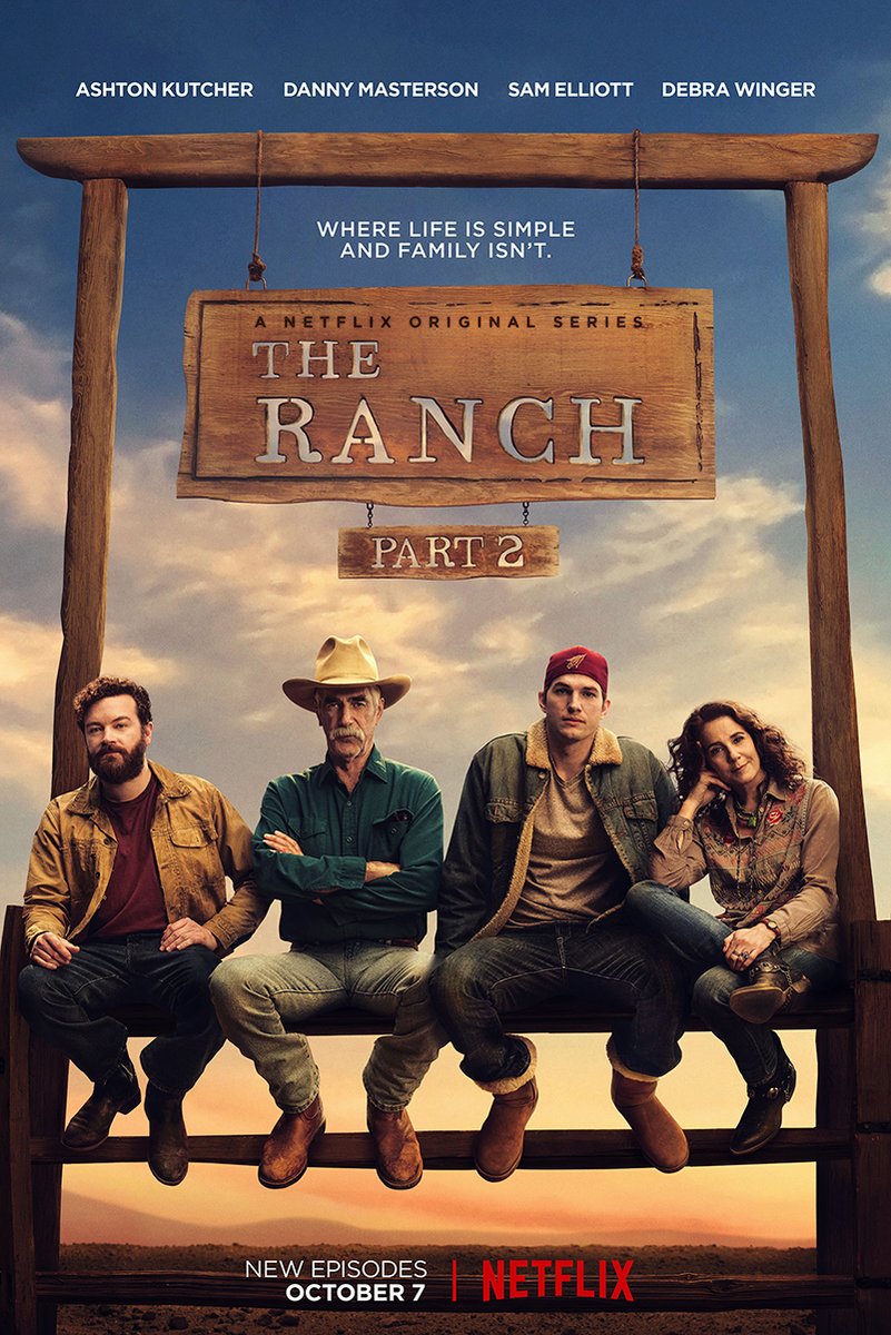 The Ranch TV Series Cast Decorative Painting (paper and canvas) art poster printing print