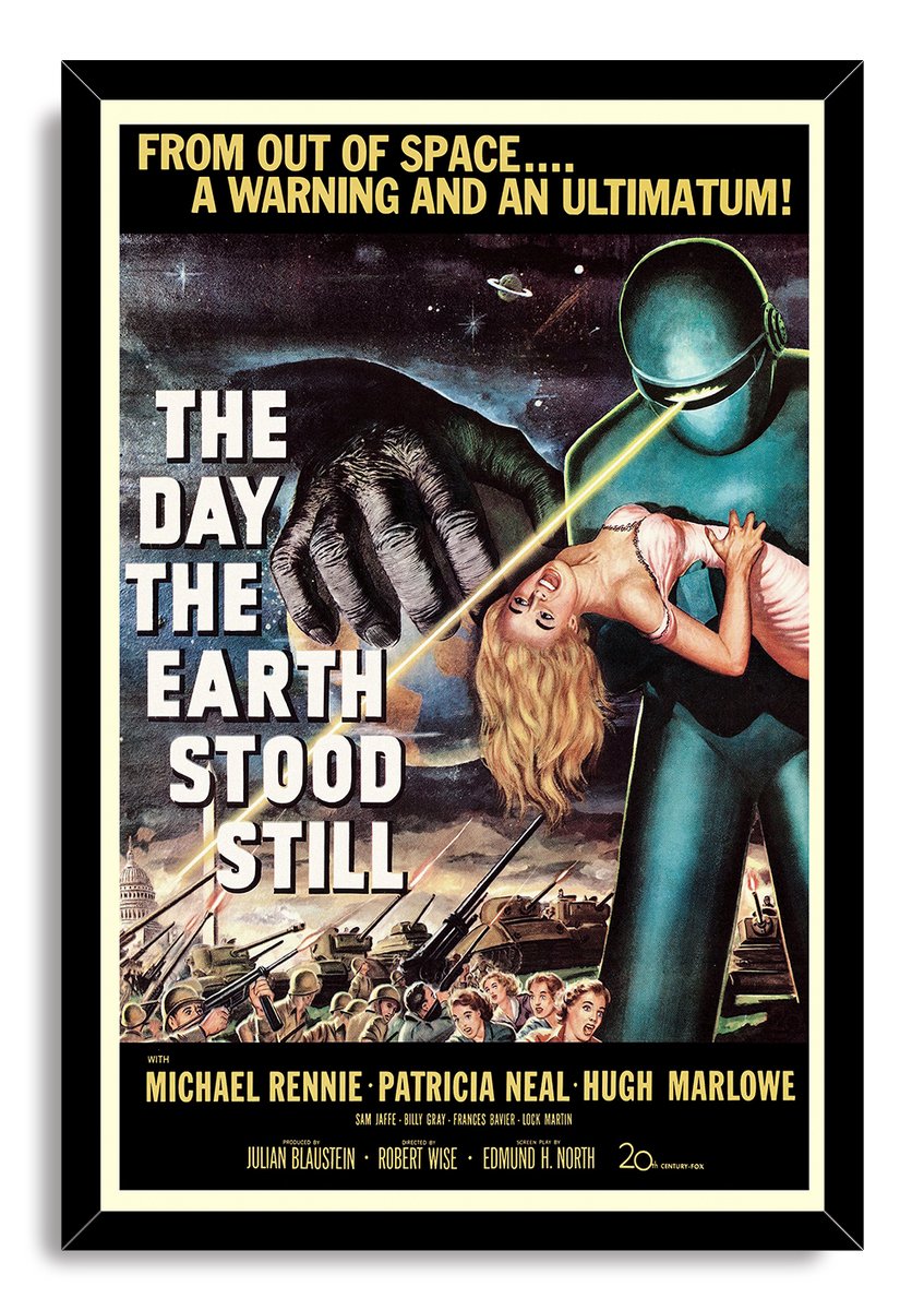 The Day the Earth Stood Still Movie Poster Decorative Painting (paper and canvas) art poster printing print