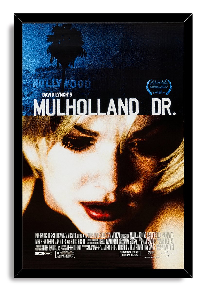 David Lynch's Mulholland Dr. Movie Poster Decorative Painting (paper and canvas) art poster printing print
