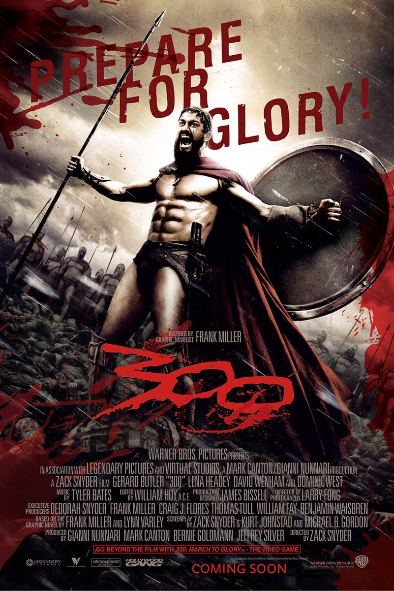 300 Movie King Leonidas Decorative Painting (paper and canvas) art poster printing print