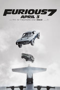 Furious 7 Movie Poster Cars Falling Decorative Painting (paper and canvas) art poster printing print