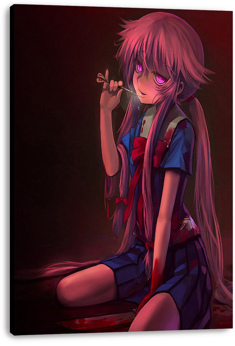 Yuno Gasai Decorative Painting (paper and canvas) art poster printing print
