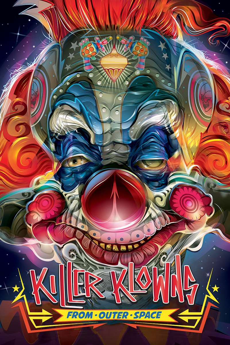 Killer Klowns From Outer Space Decorative Painting (paper and canvas) art poster printing print