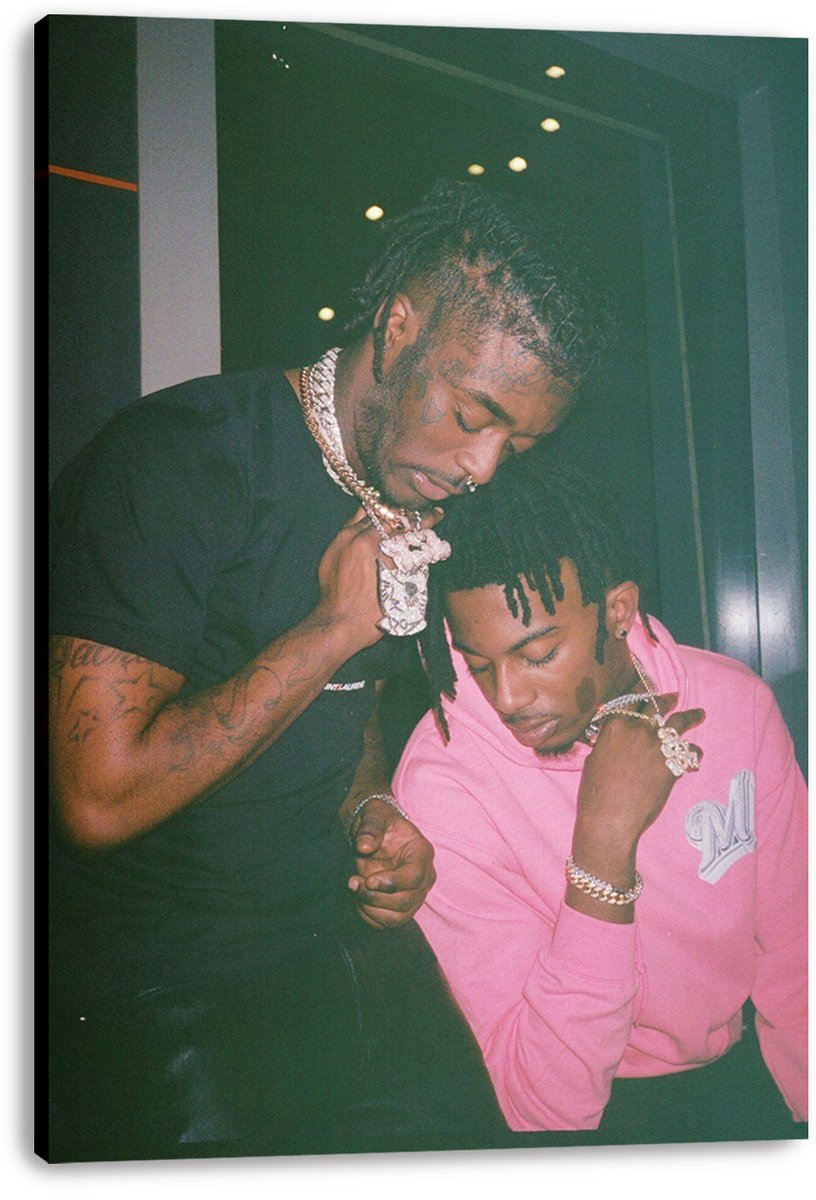 Lil Uzi Vert and Playboi Carti Decorative Painting (paper and canvas) art poster printing print